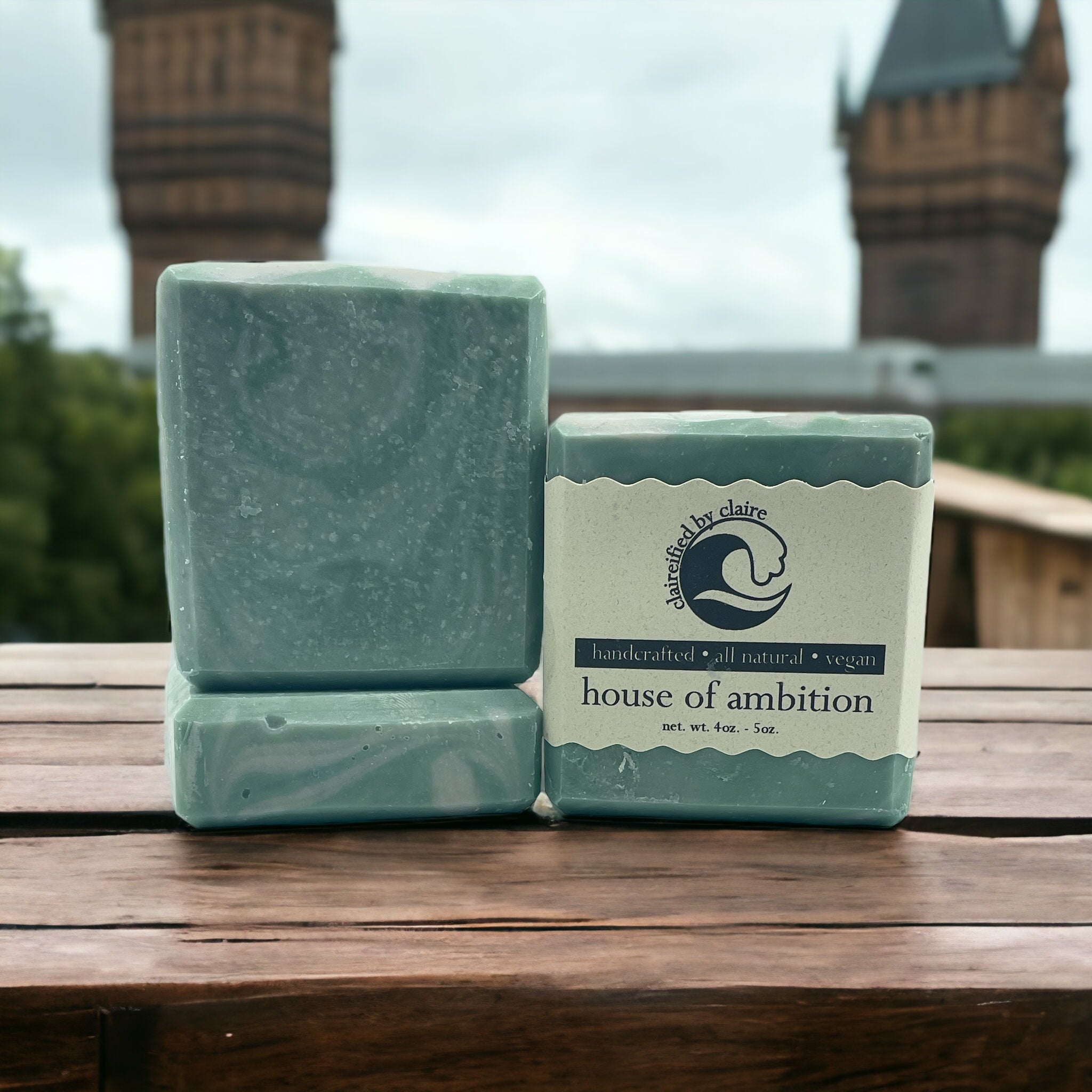 House of Ambition handmade soap inspired by Slytherin house from Harry