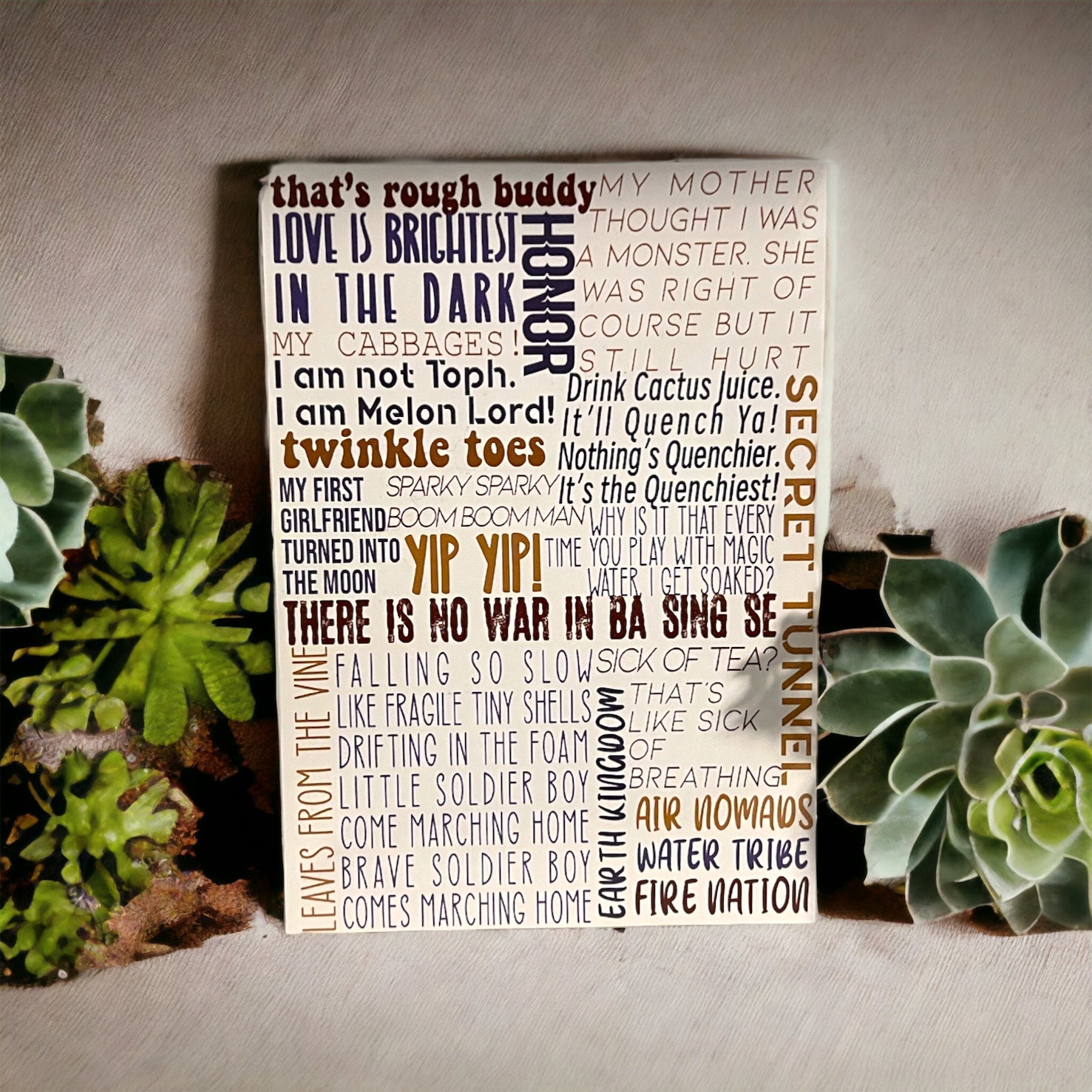 Avatar: The Last Airbender Quotes Print