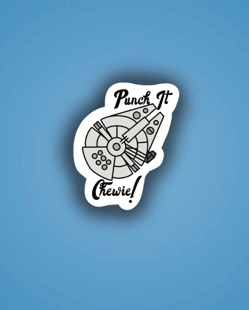 Punch it Chewie Sticker | Matte | Water Resistant