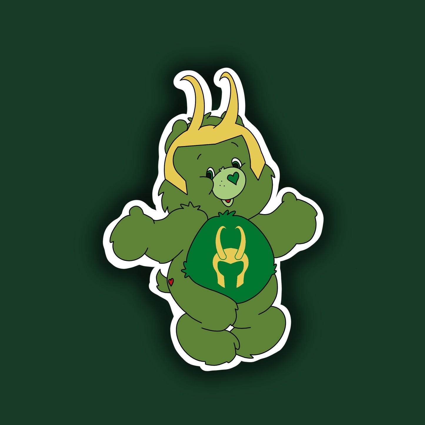 Loki CareBear Sticker