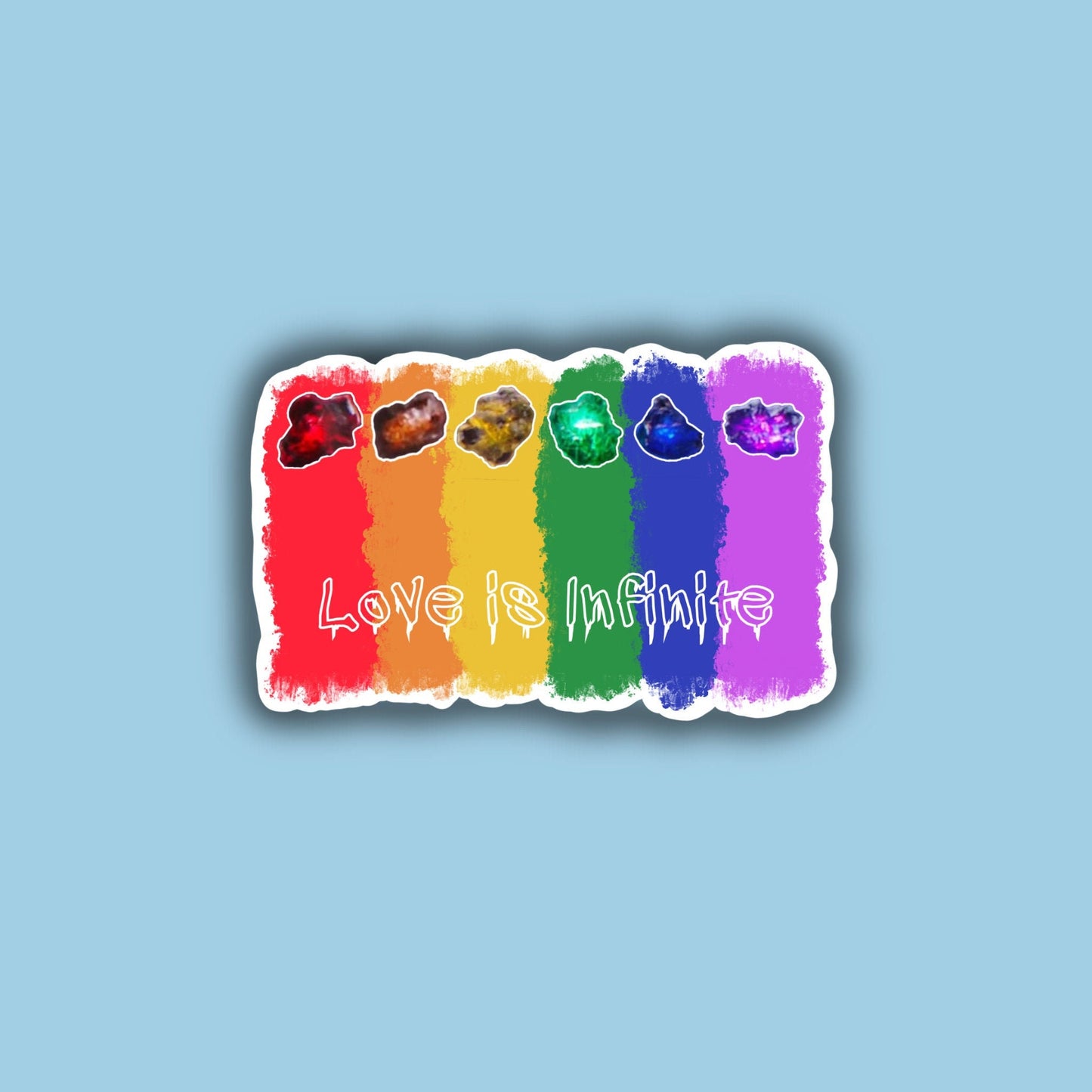Pride Infinity Stones Sticker
