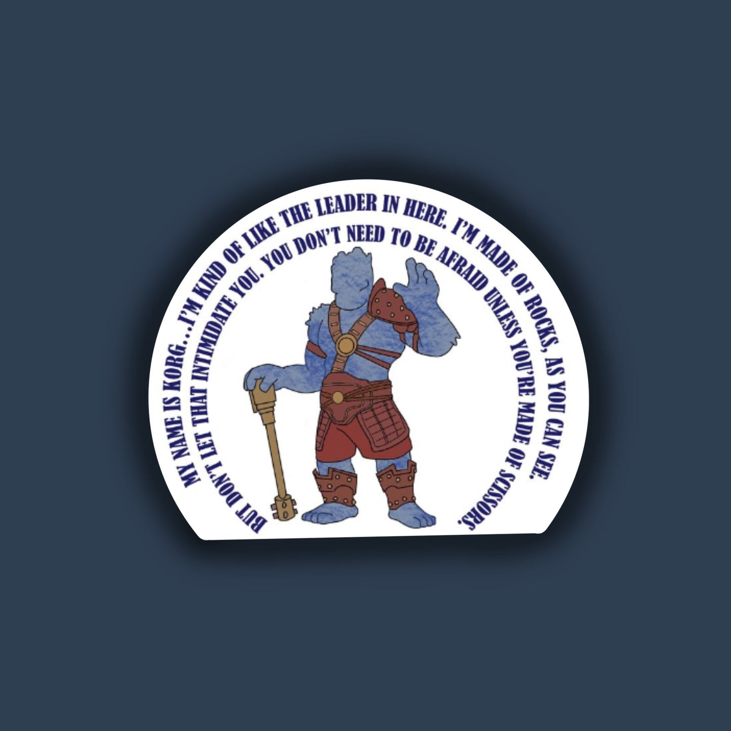 Korg Greeting Sticker