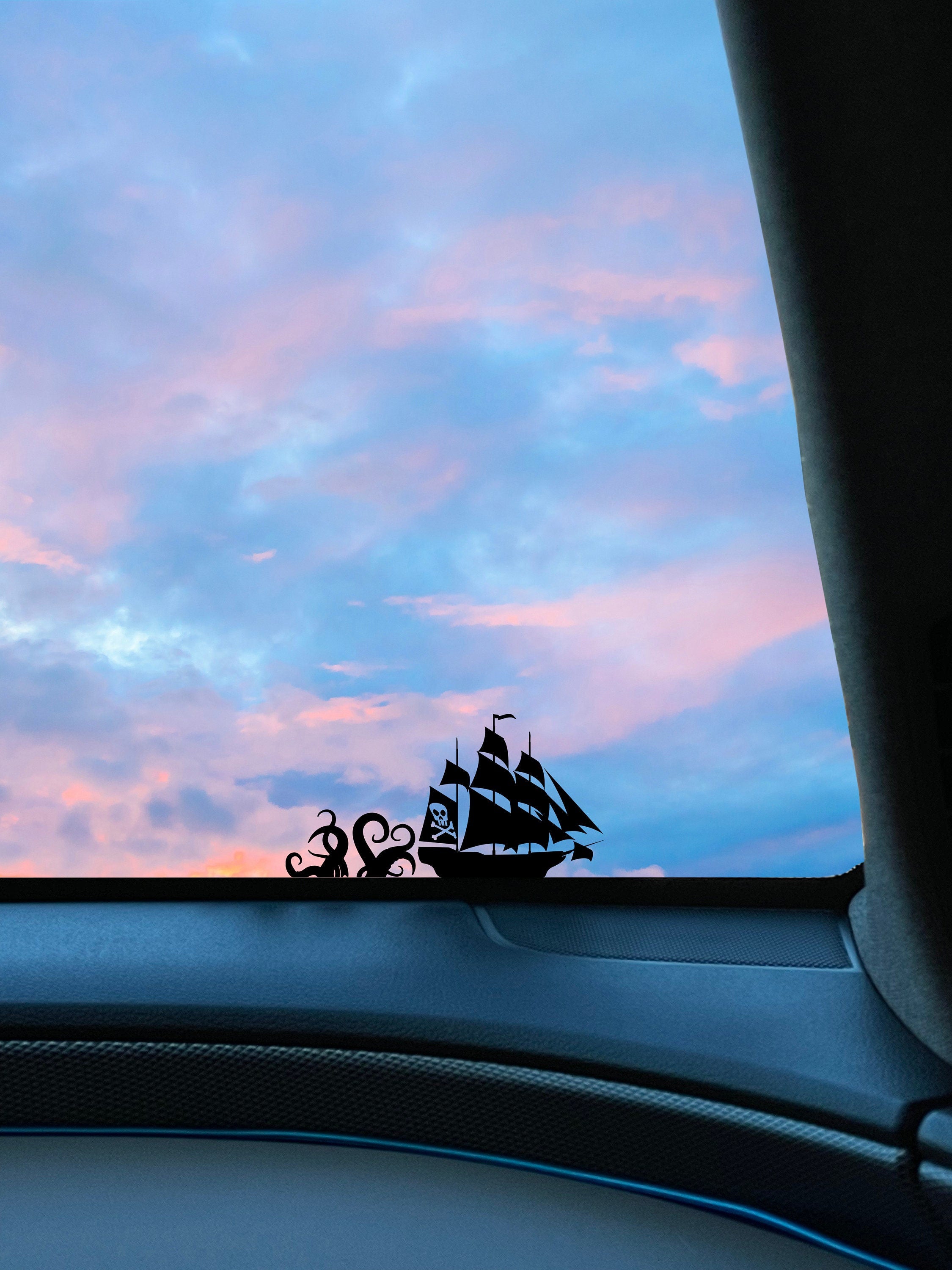 Pirate Ship Windshield Decal