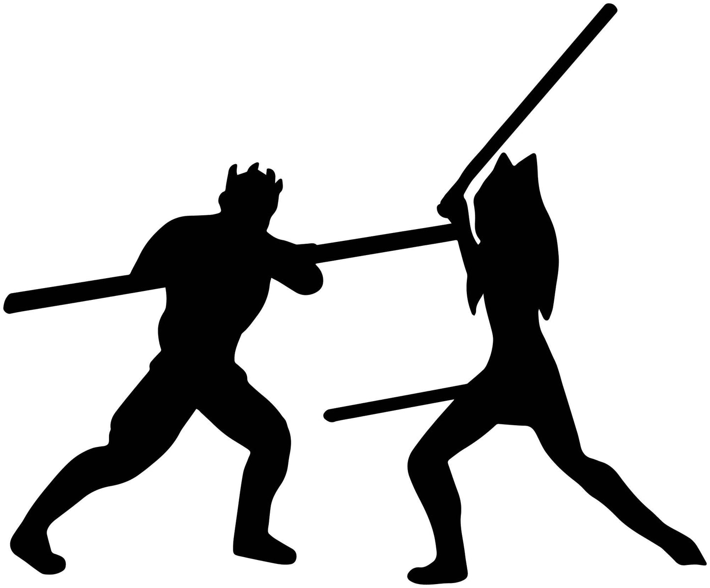 Ahsoka vs Maul Duel Star Wars Inspired Windshield Decal