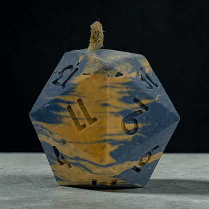 Large D20 / Dungeons & Dragons soap on a rope