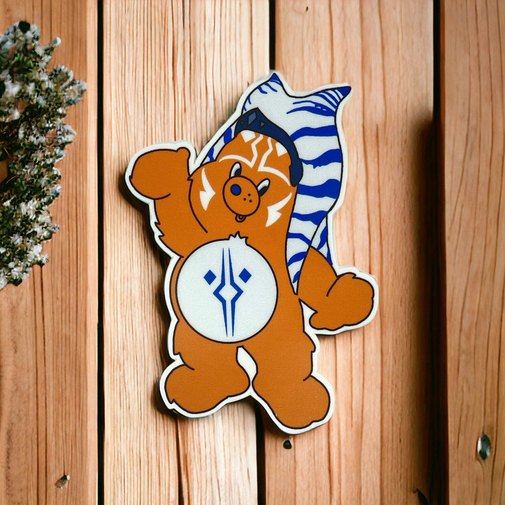 Ahsoka Tano Inspired Bear Sticker