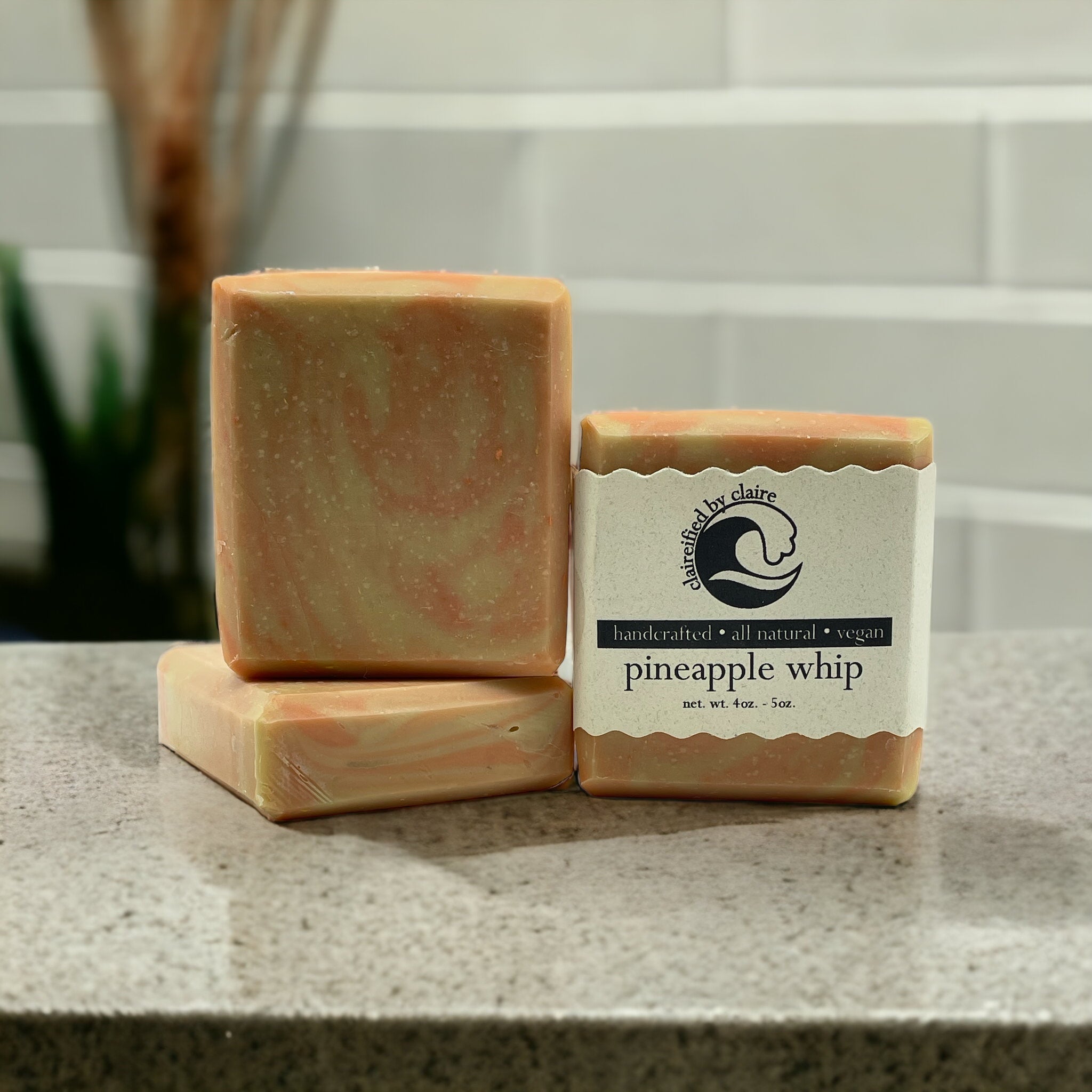 Pineapple Whip handmade soap inspired by the iconic Dole Whip from Disney World and Disneyland