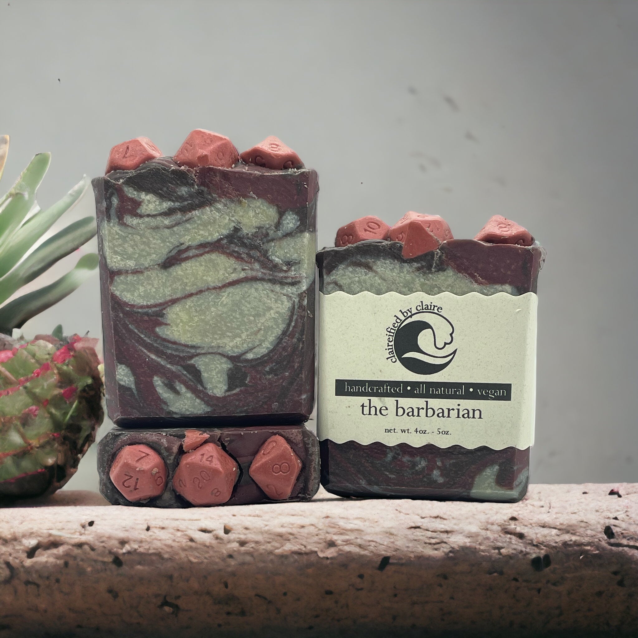 The Barbarian D&D Inspired Soap