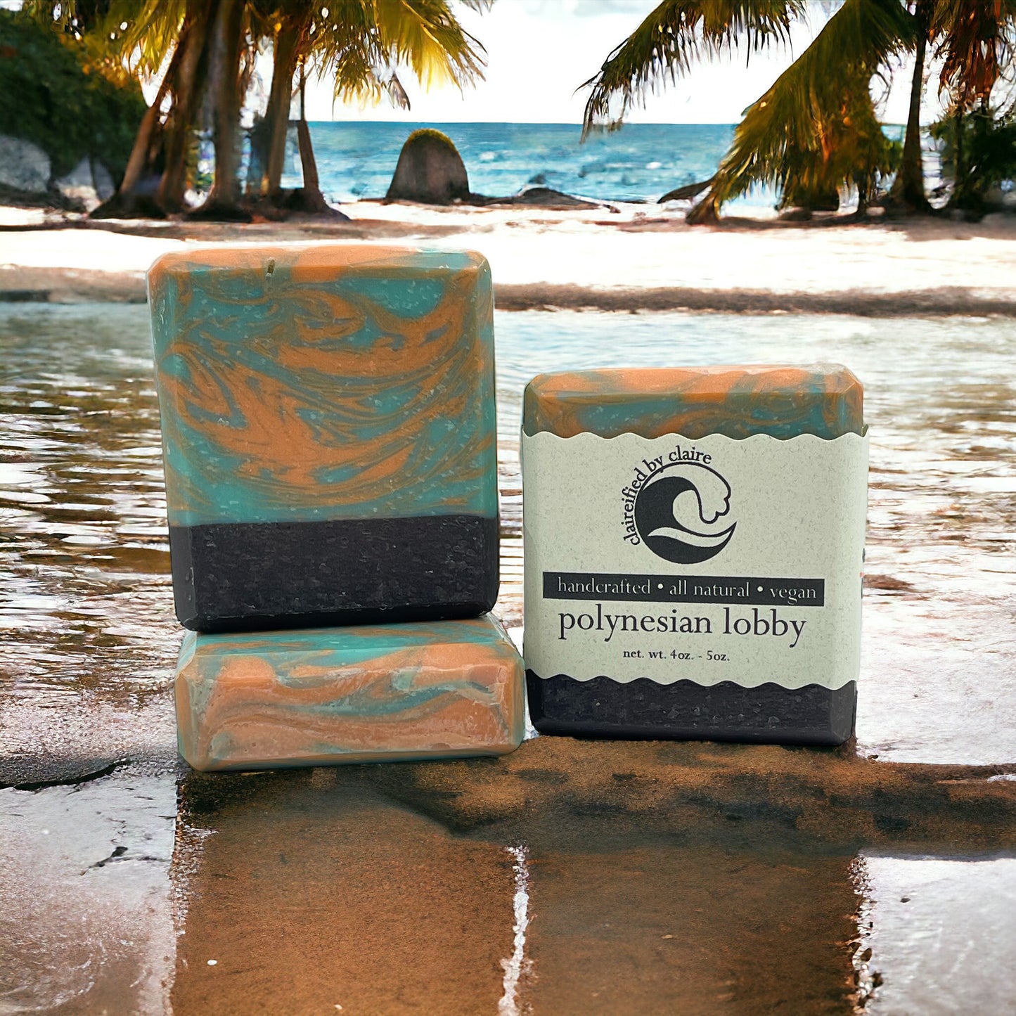 Polynesian Lobby handmade soap inspired by Disney's Grand Floridian Resort.