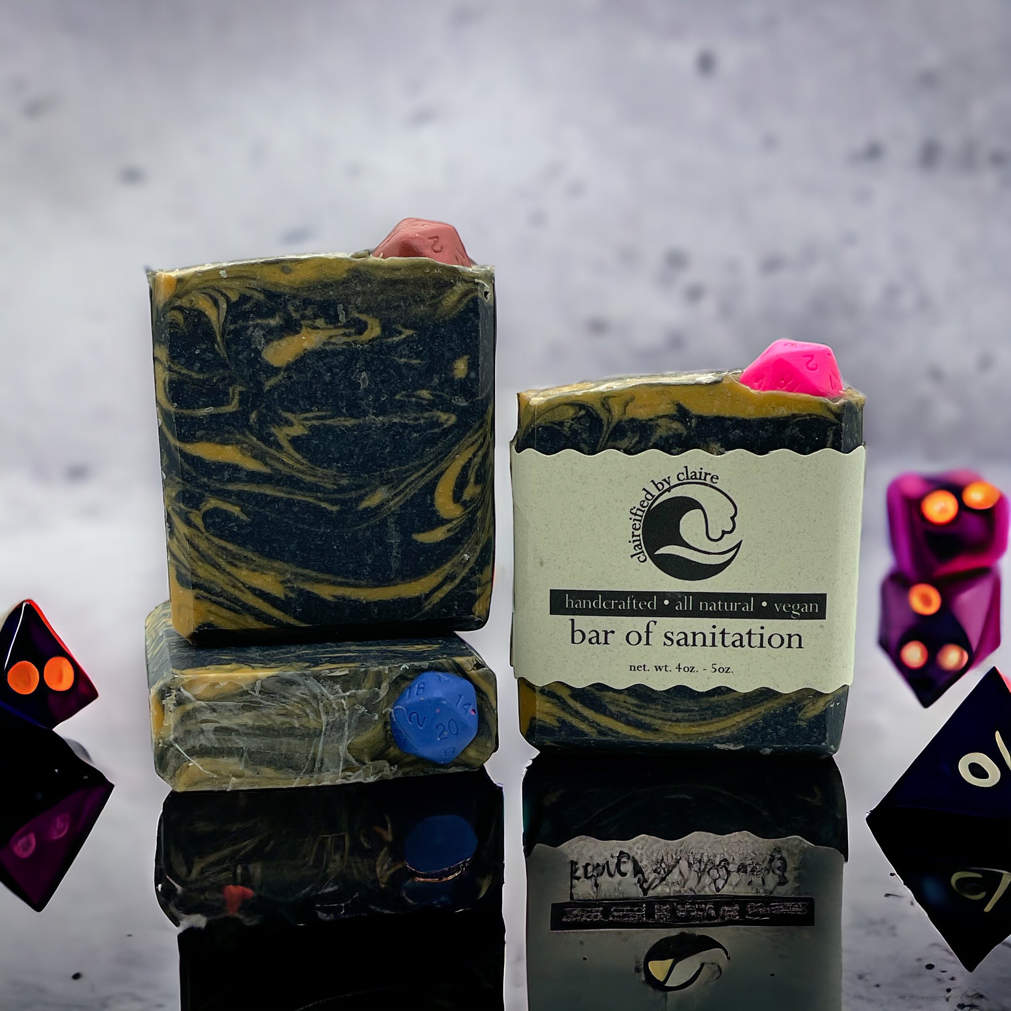 Bar of Sanitation D&D Inspired Soap - Crafted with the finest ingredients in the realm