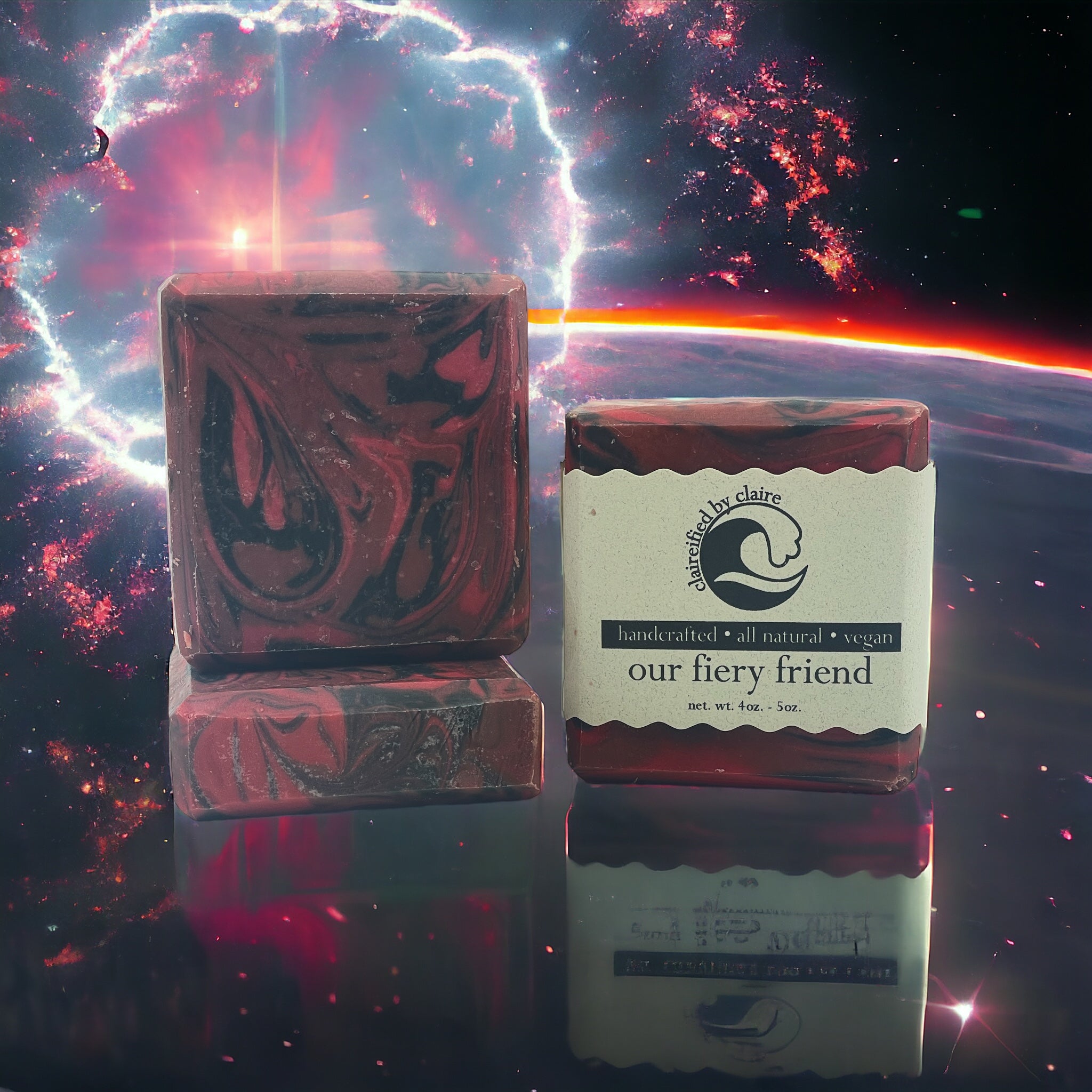 Our Fiery Friend: Karlach - Baldur's Gate 3 inspired handmade soap