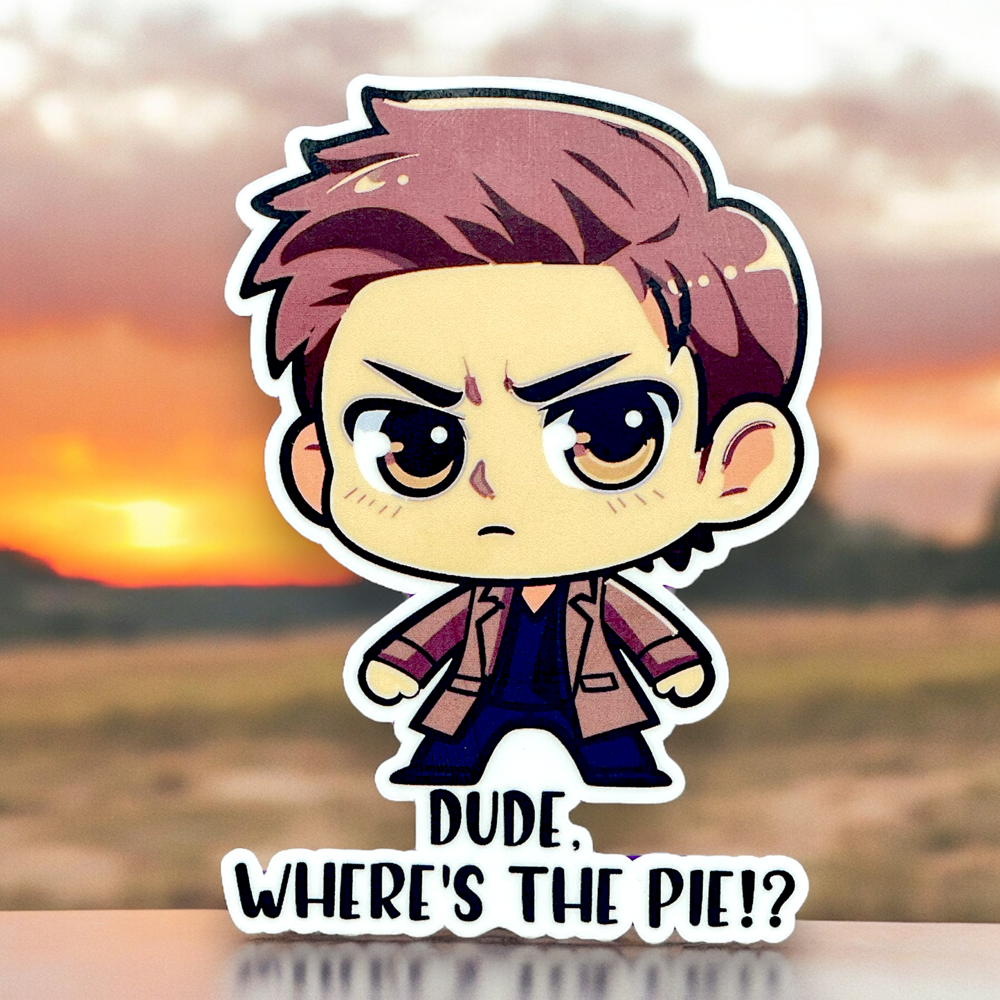 Boys of Supernatural Chibi Style Stickers with Quotes