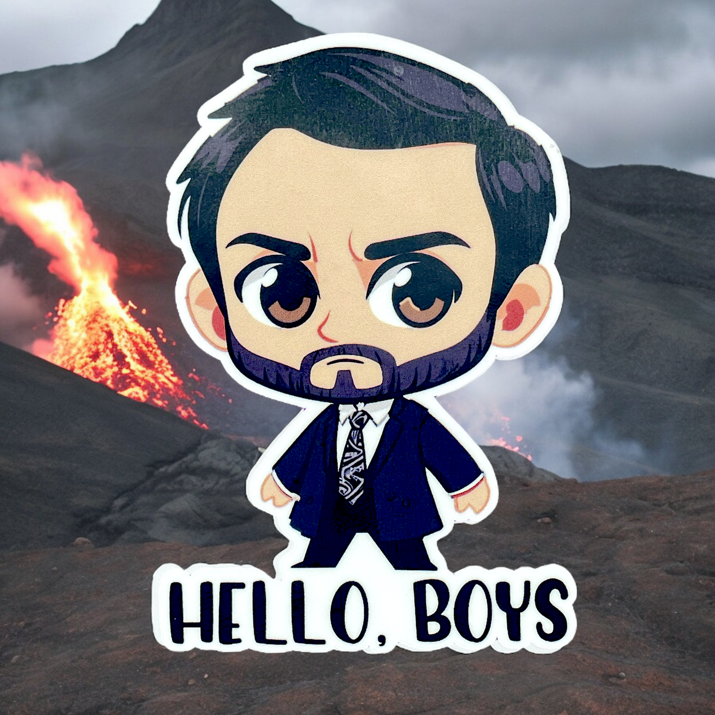 Boys of Supernatural Chibi Style Stickers with Quotes