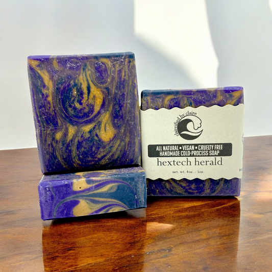 Hextech Herald, Viktor from Arcane inspired handmade soap