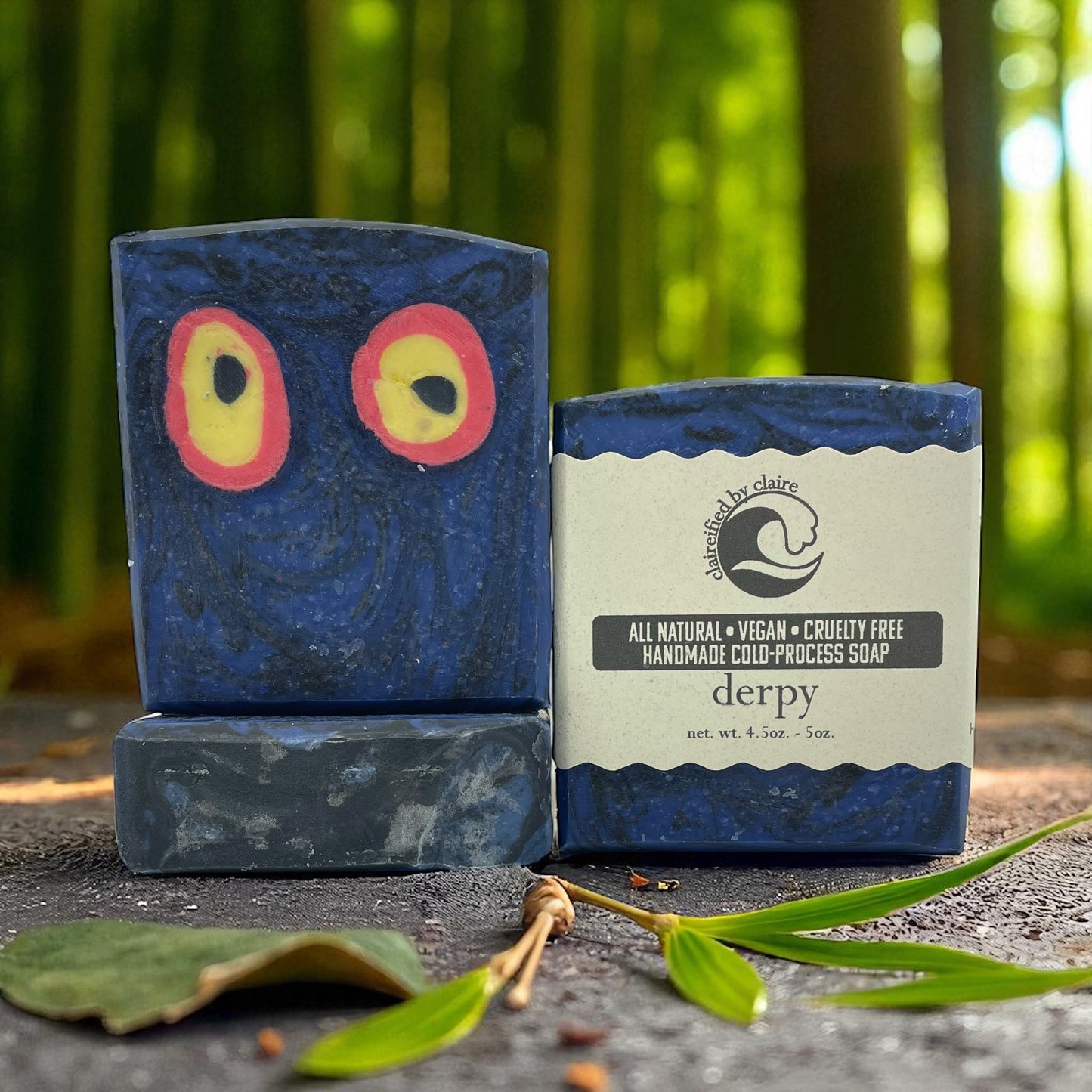Derpy the Tiger Soap – Vegan Handmade Soap, Blue Raspberry Slushie Scent, K-Pop Demon Hunters Inspired