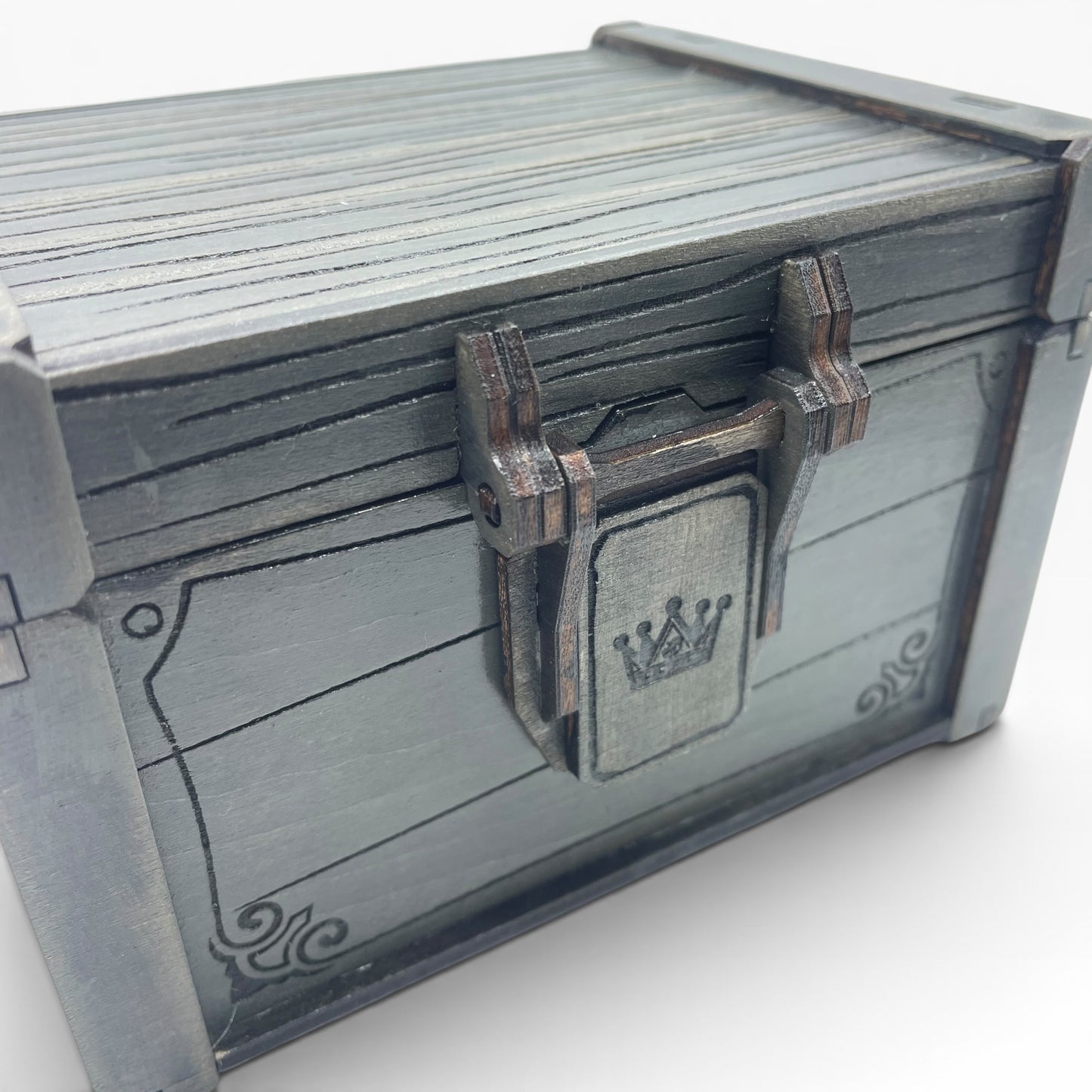 Laser Cut Treasure Chest - Wood Stash Box