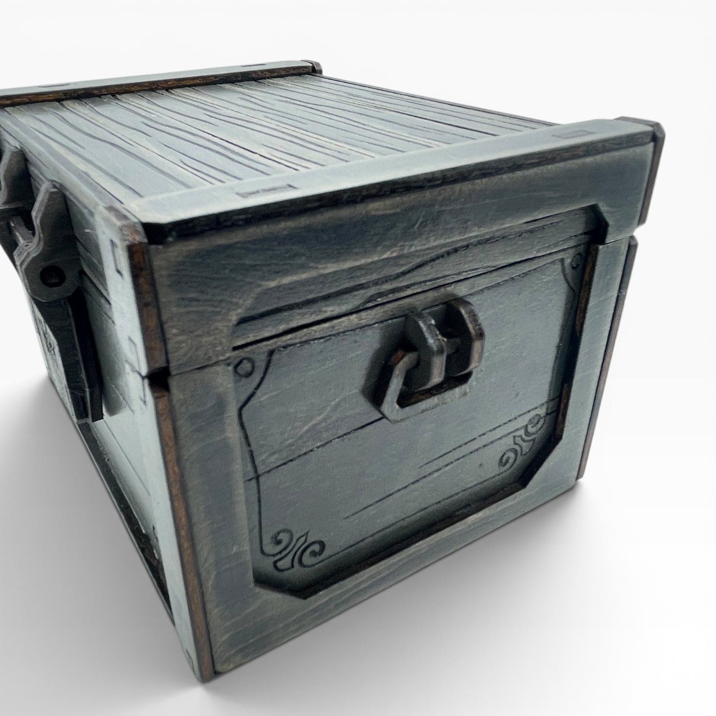 Laser Cut Treasure Chest - Wood Stash Box