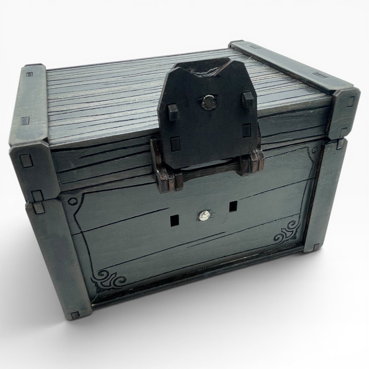 Laser Cut Treasure Chest - Wood Stash Box