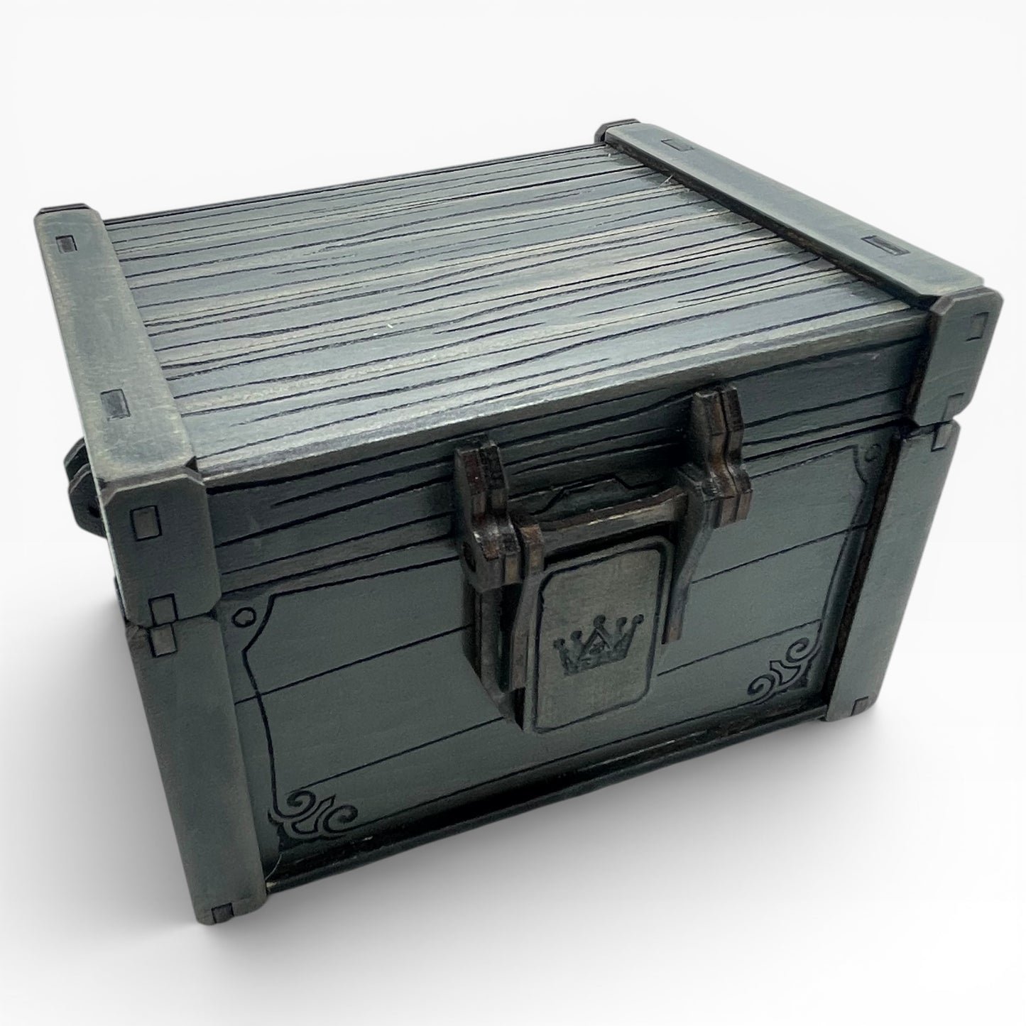 Laser Cut Treasure Chest - Wood Stash Box