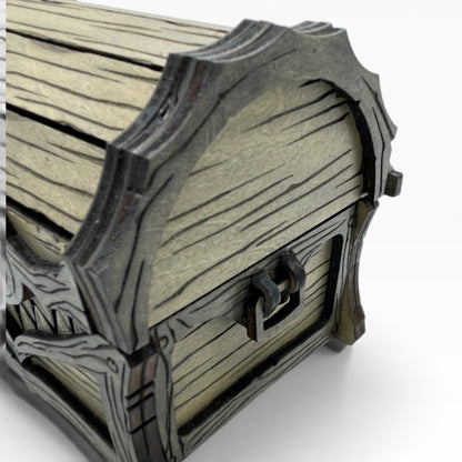 Small One Eyed Mimic Box | Fandom-Inspired Wood Storage Chest