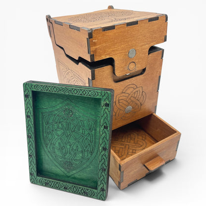 MTG Commander Deck Vault | Magnetic Wood Card Box
