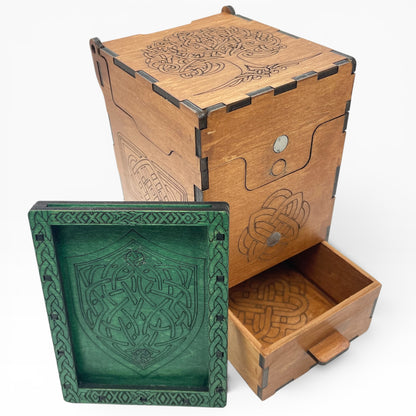 MTG Commander Deck Vault | Magnetic Wood Card Box