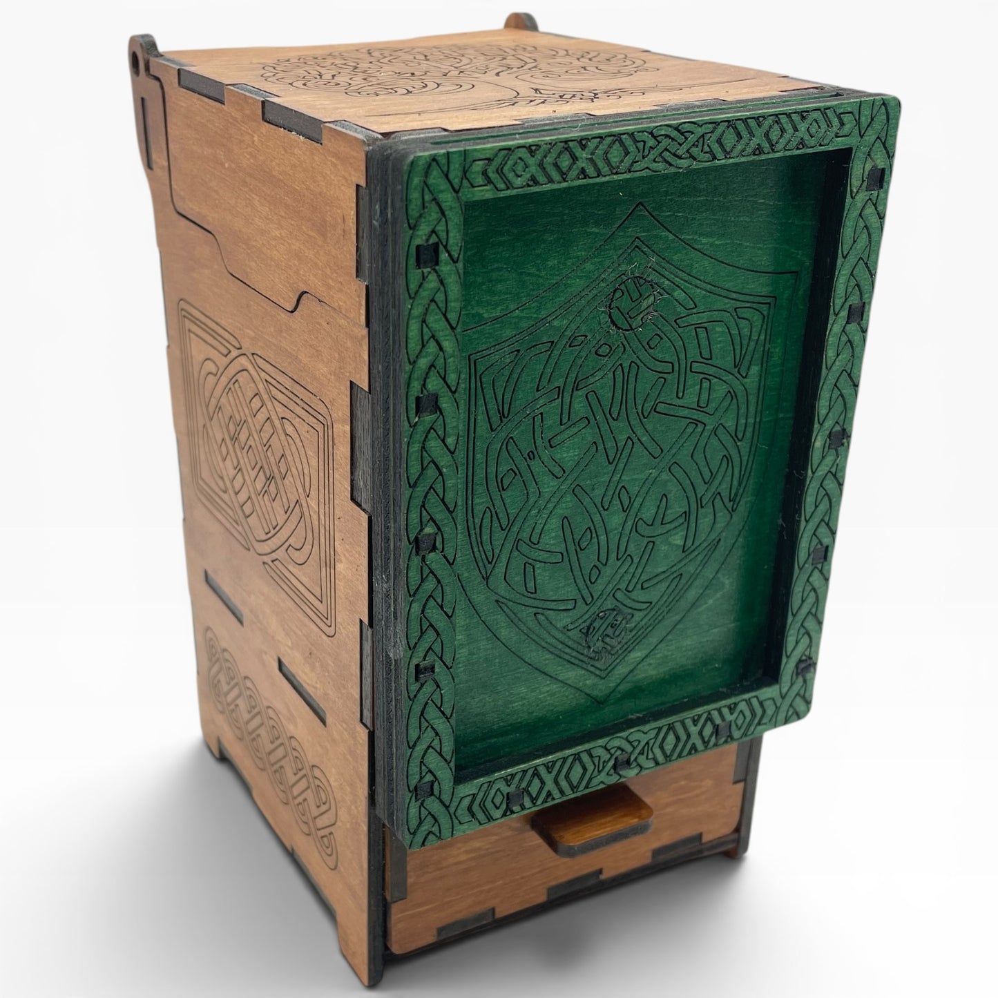 MTG Commander Deck Vault | Magnetic Wood Card Box