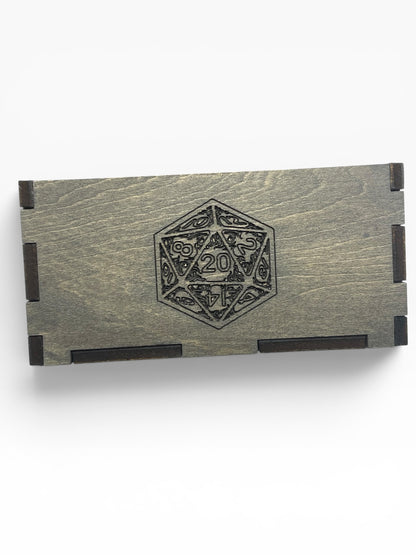 Dragon Foldable Travel Dice Tower | Handmade Wood Roller