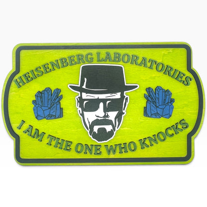 Heisenberg's Laboratories Wooden Wall Sign