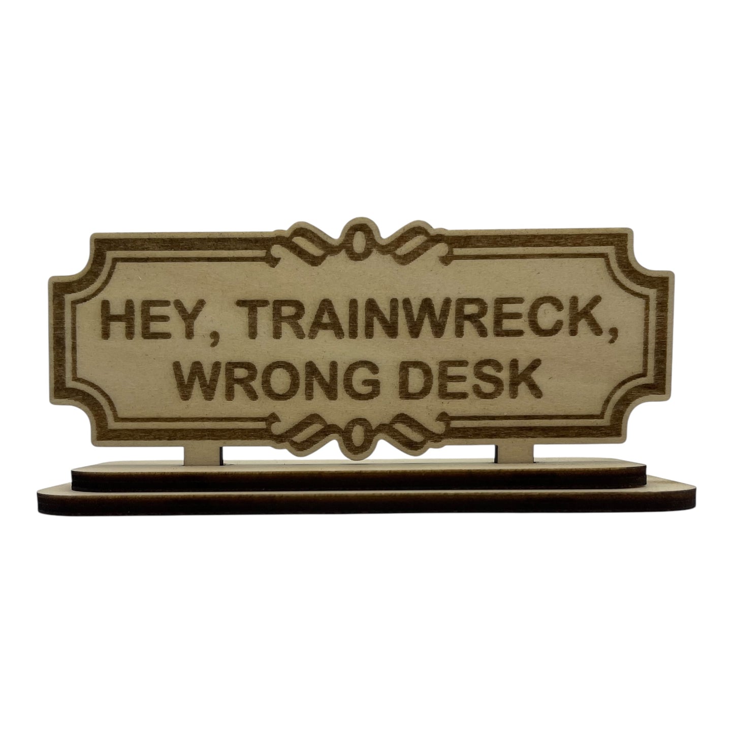 Funny Office Desk Signs, Sarcastic Work Decor, Snarky Coworker Gift, Dark Humor Office Signs, Small Wood Signs for Desk