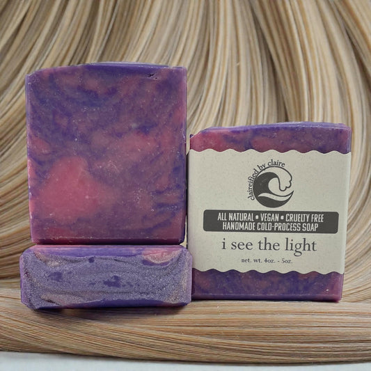 I See the Light handmade soap inspired by Disney's Rapunzel's tale, Tangled