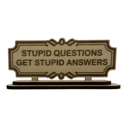 Funny Office Desk Signs, Sarcastic Work Decor, Snarky Coworker Gift, Dark Humor Office Signs, Small Wood Signs for Desk