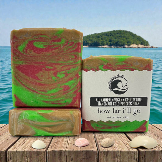 How Far I'll Go handmade soap inspired by Disney's Moana