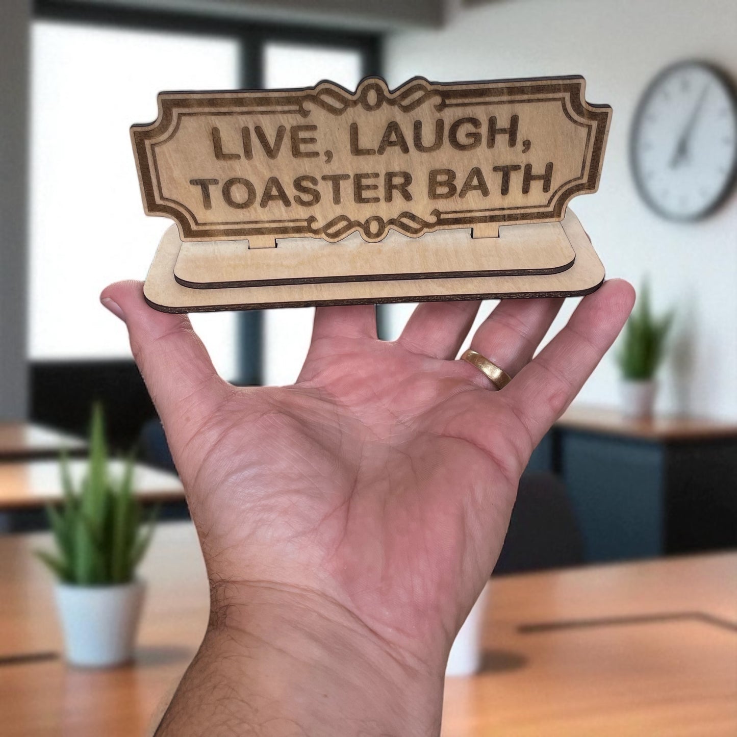 Funny Office Desk Signs, Sarcastic Work Decor, Snarky Coworker Gift, Dark Humor Office Signs, Small Wood Signs for Desk
