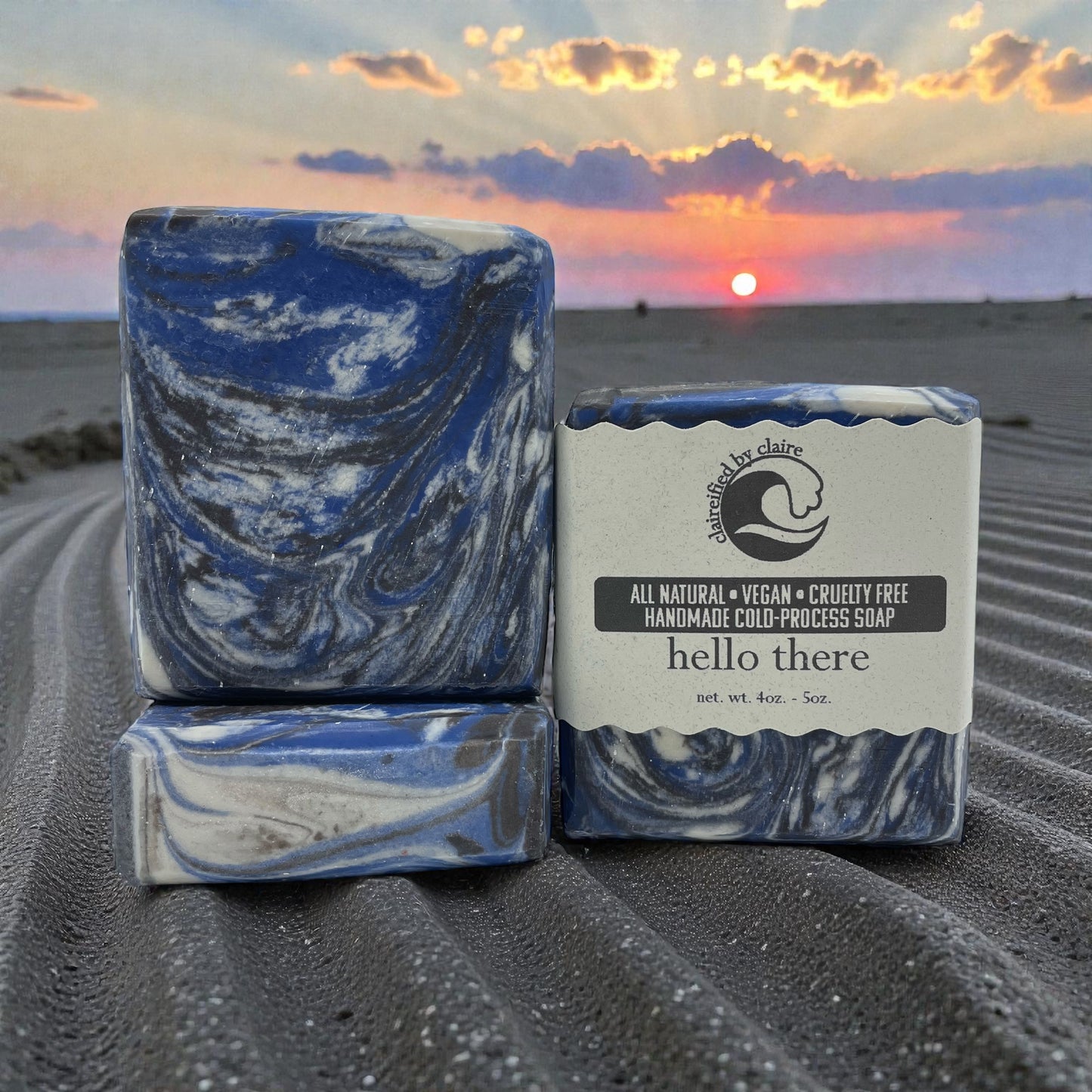 Hello There handmade soap inspired by Obi Wan Kenobi of the Star Wars universe