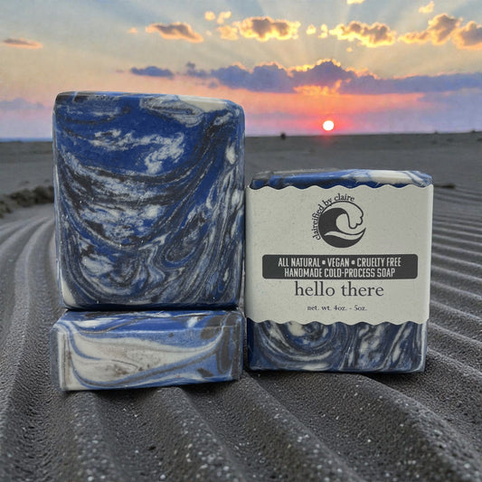 Hello There handmade soap inspired by Obi Wan Kenobi of the Star Wars universe