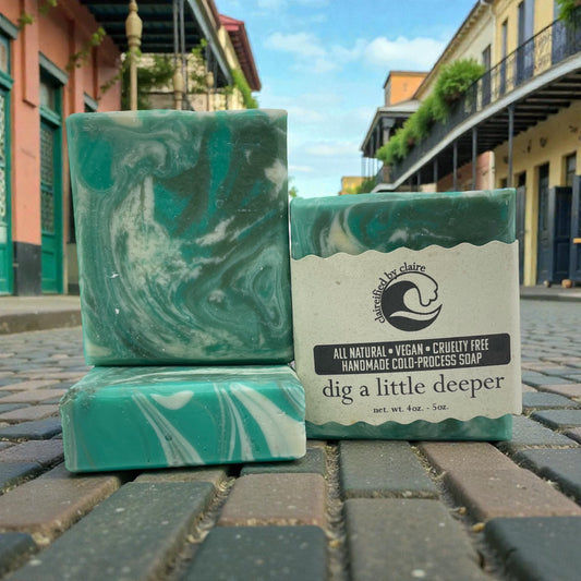 Dig A Little Deeper handmade soap inspired by Disney's Tiana from The Princess and the Frog
