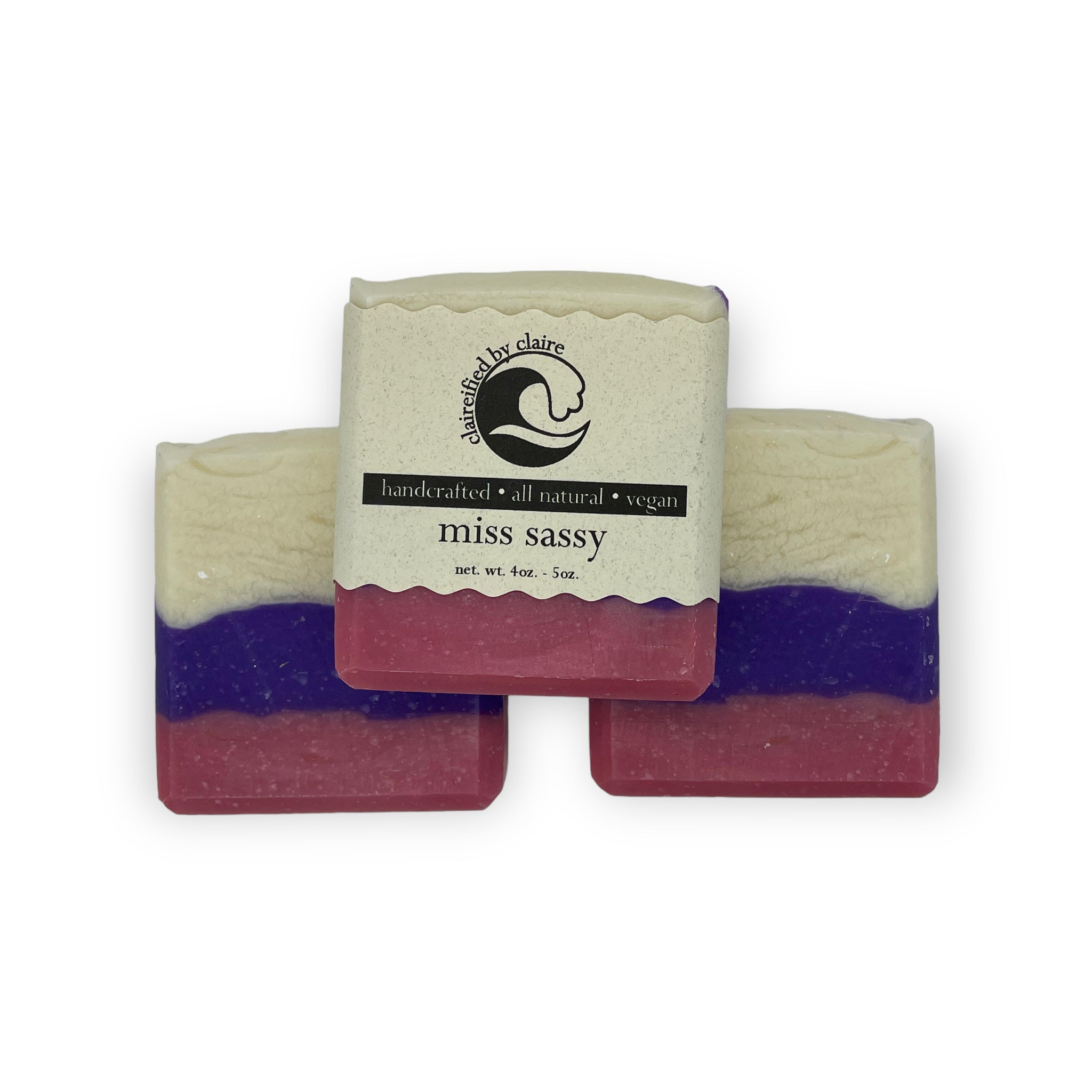 Miss Sassy handmade soap inspired by Daisy Duck from Disney's fab 5