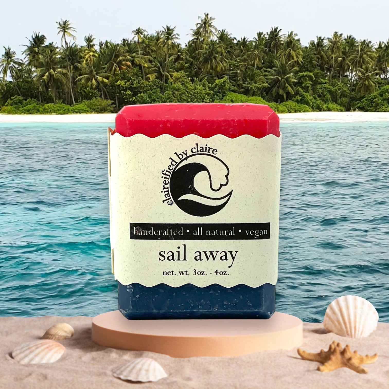 Sail Away: Disney Cruise Line inspired handmade vegan handmade soap: Fish Extender 3-Pack - 0