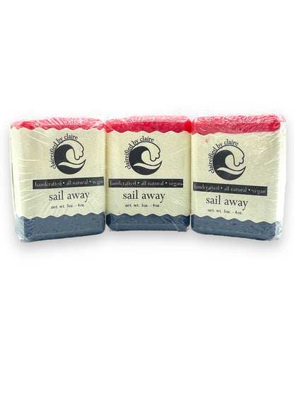 Sail Away: Disney Cruise Line inspired handmade vegan handmade soap: Fish Extender 3-Pack