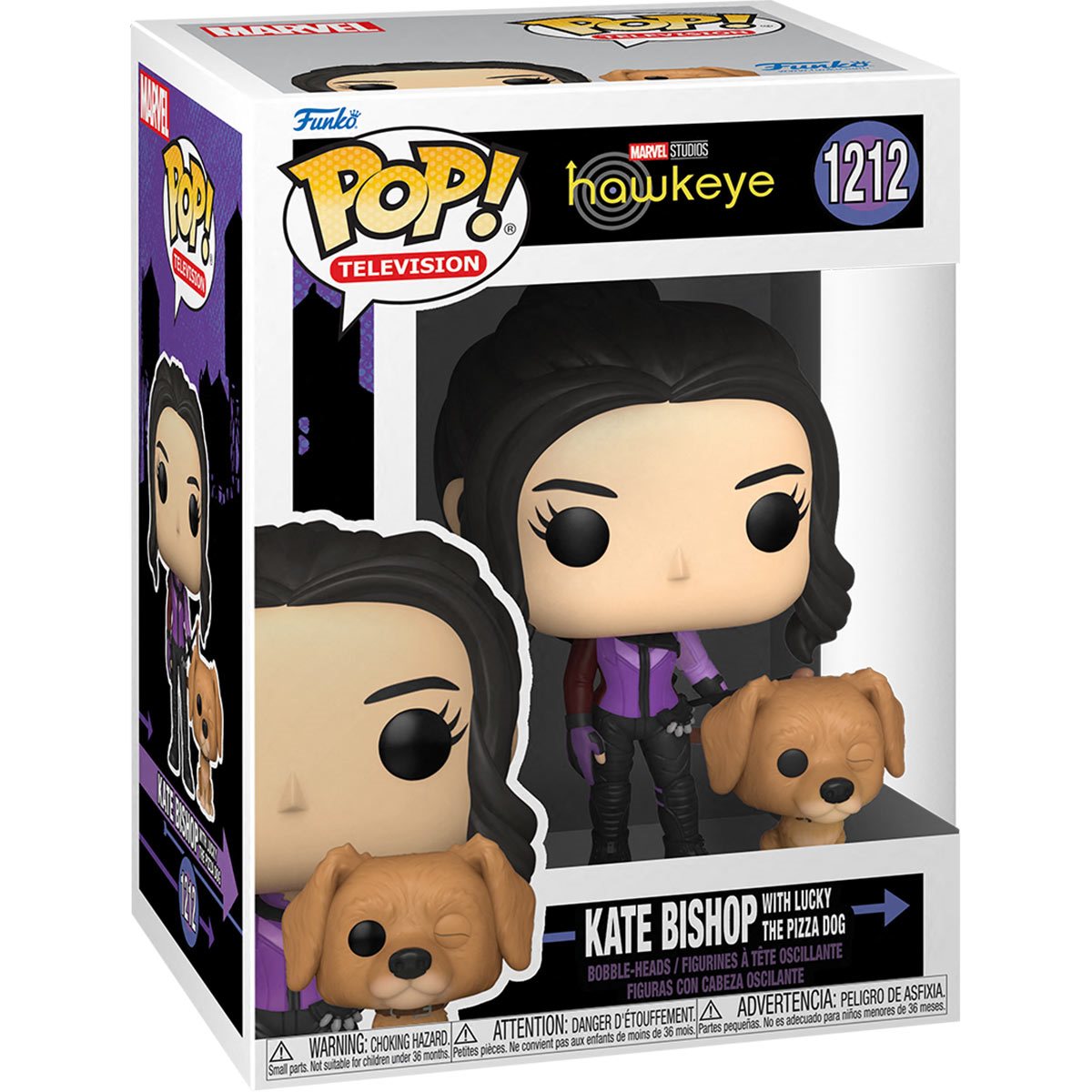 Kate Bishop with Lucky the Pizza Dog Funko Pop! Vinyl Figure #1212 - 0