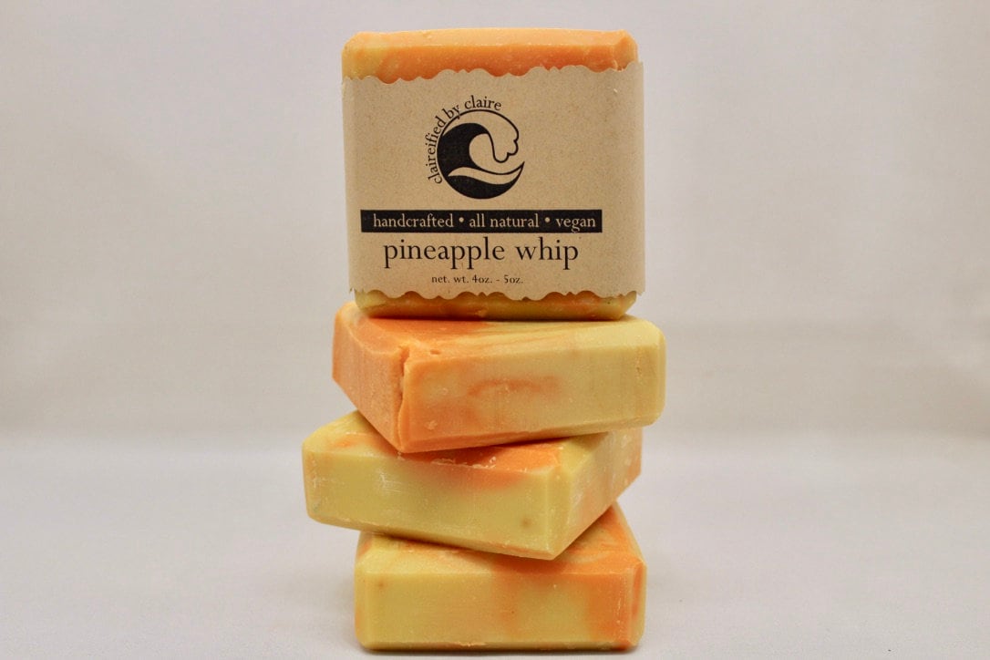 Pineapple Whip Inspired Soap