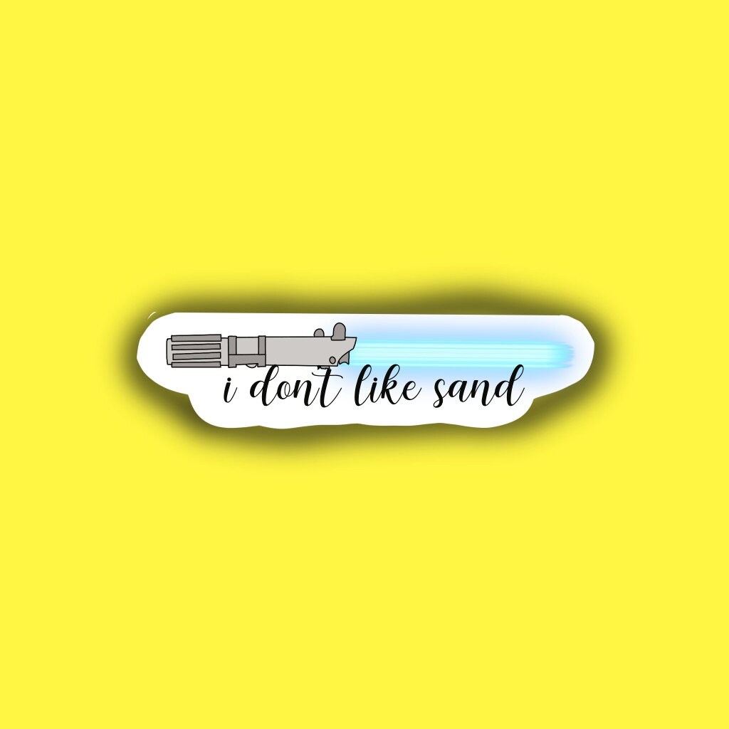 I Don't Like Sand Sticker | Matte | Water Resistant