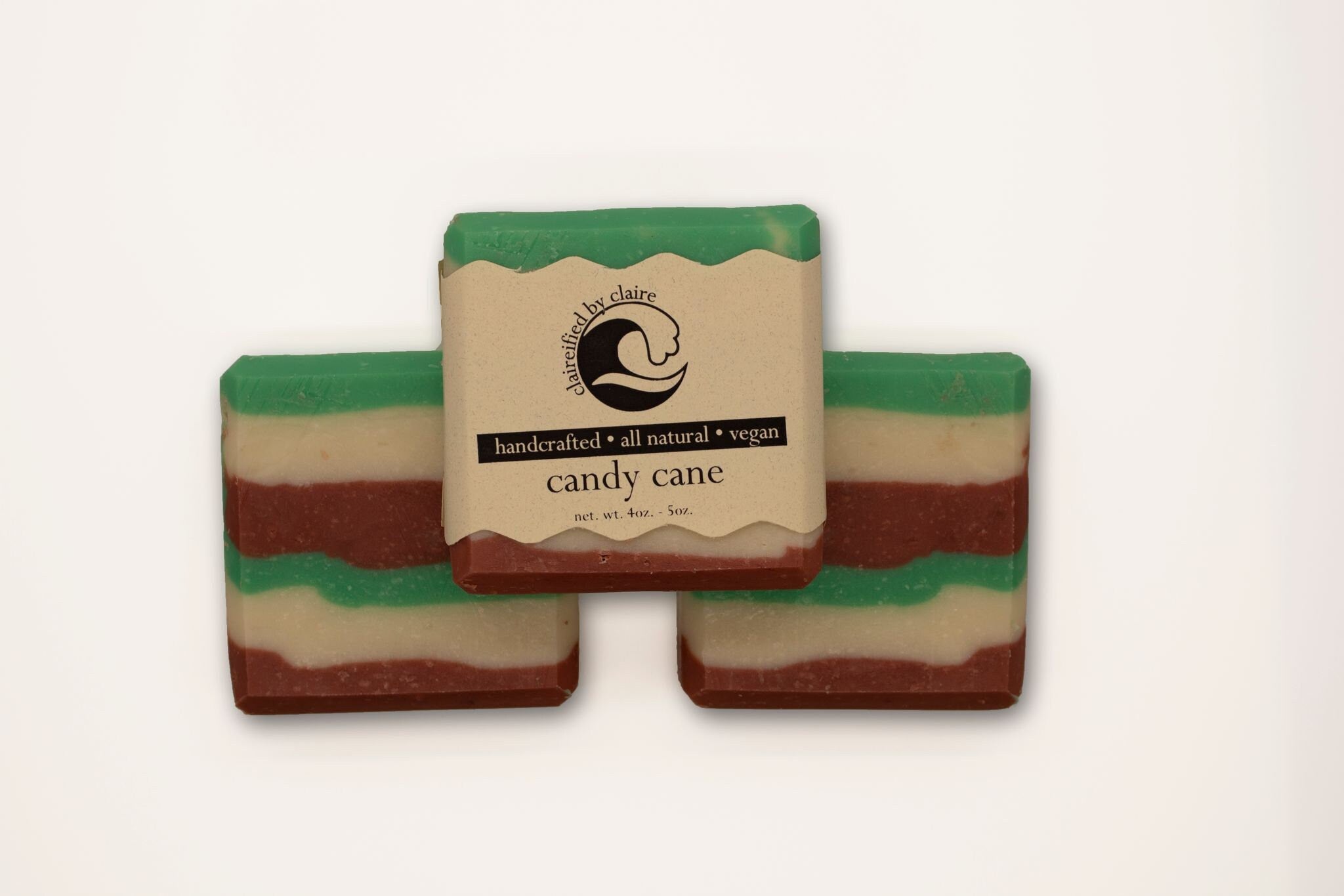 Candy Cane Holiday Soap