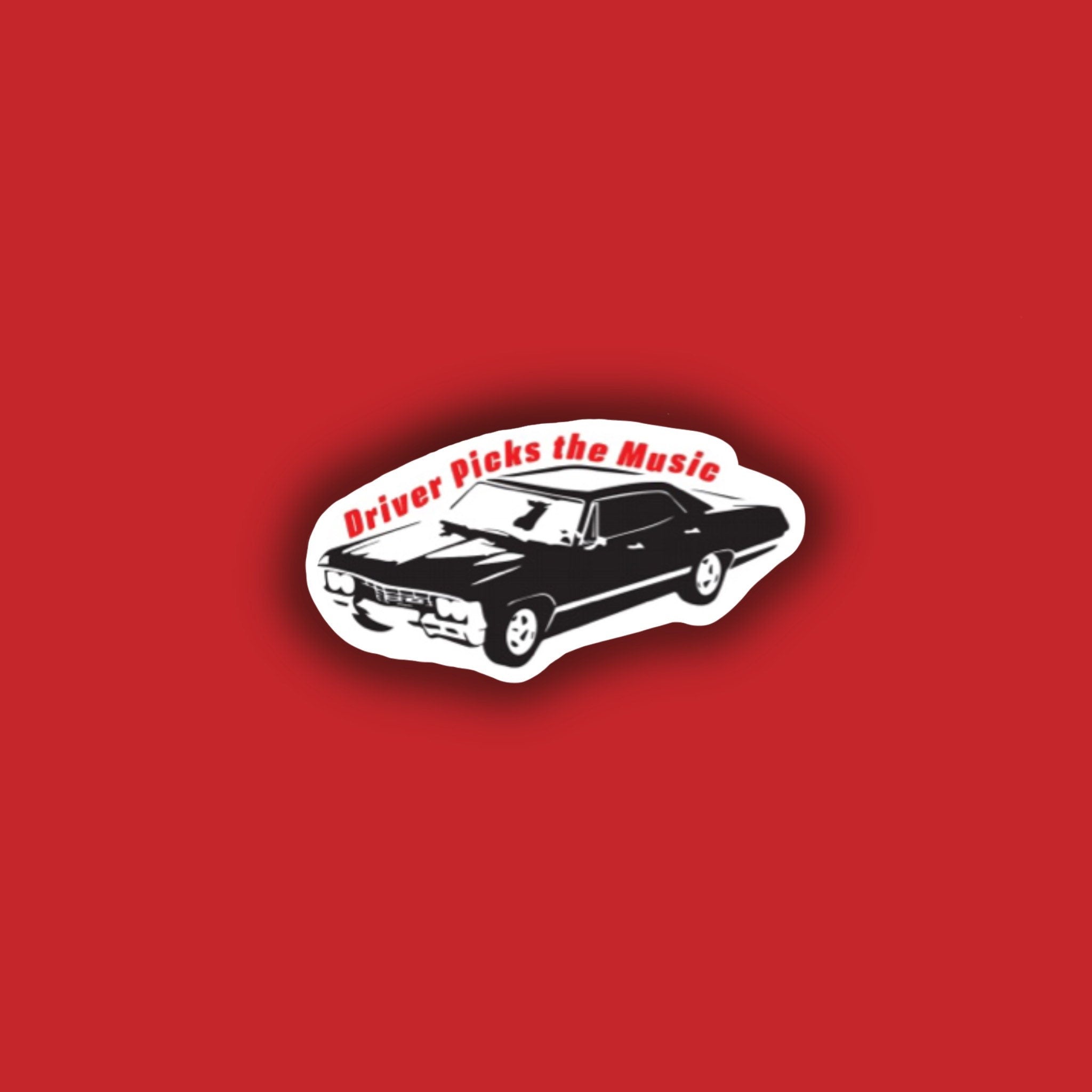 Impala Driver Picks the Music Sticker | Water Resistant | Matte