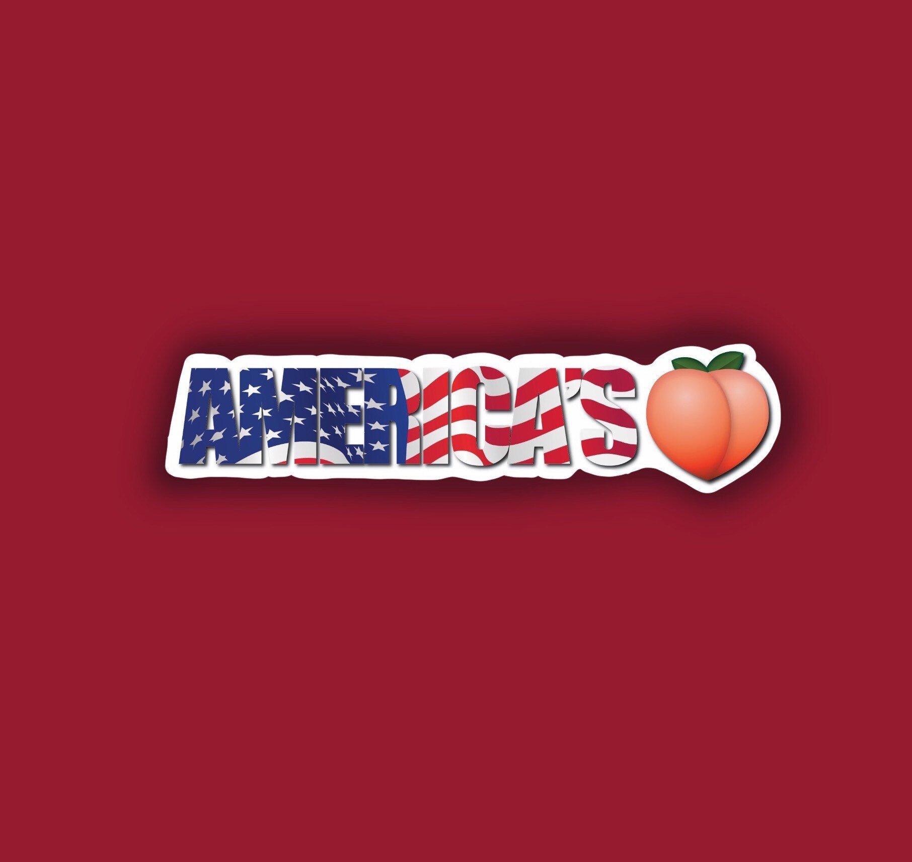America’s Ass Sticker | Water Resistant | Matte