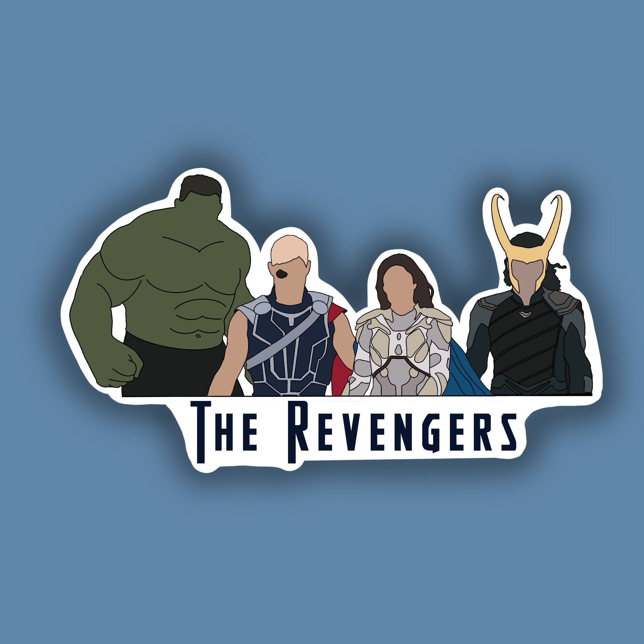 The Revengers Sticker | Water Resistant | Matte |