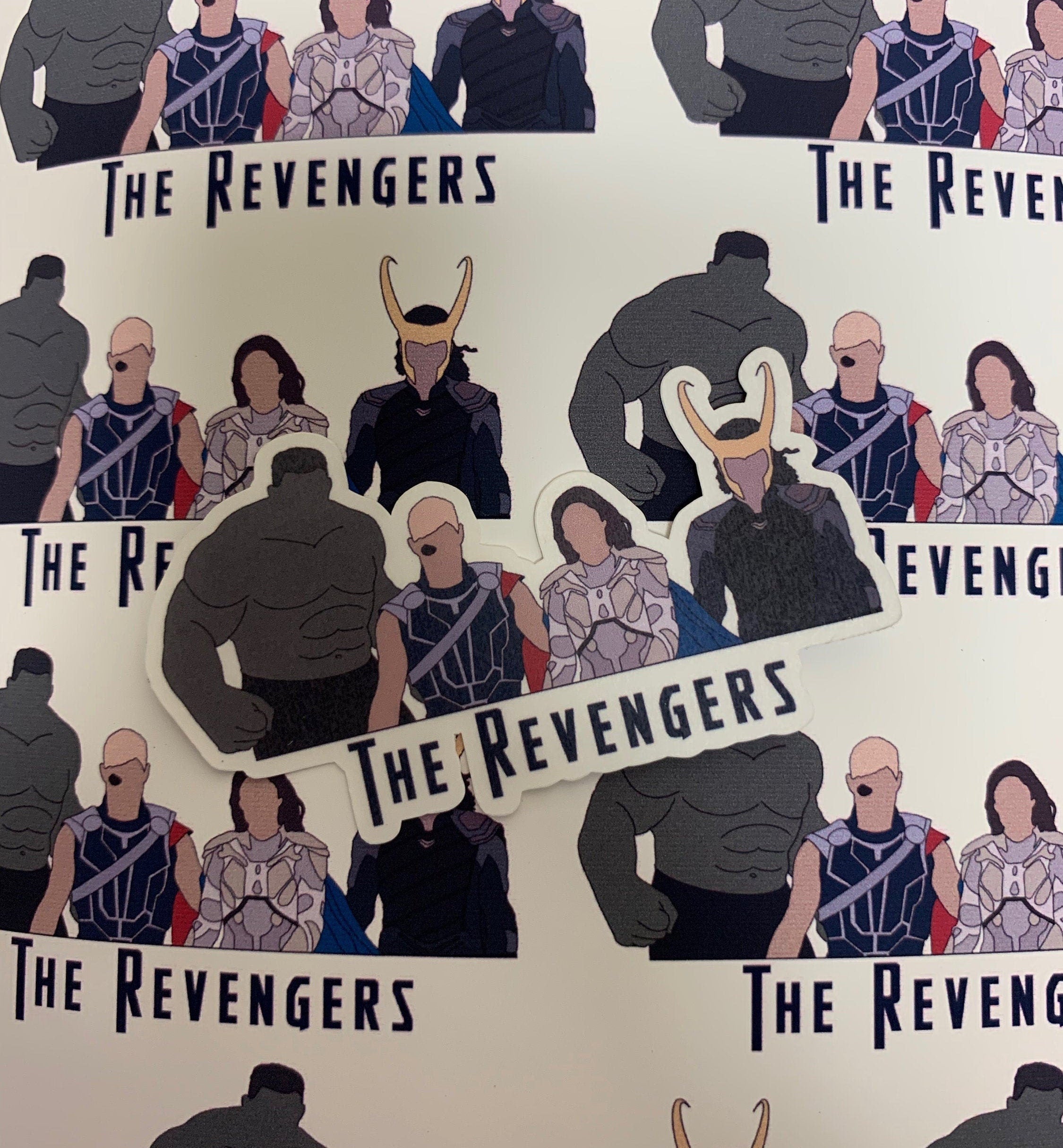 The Revengers Sticker | Water Resistant | Matte |