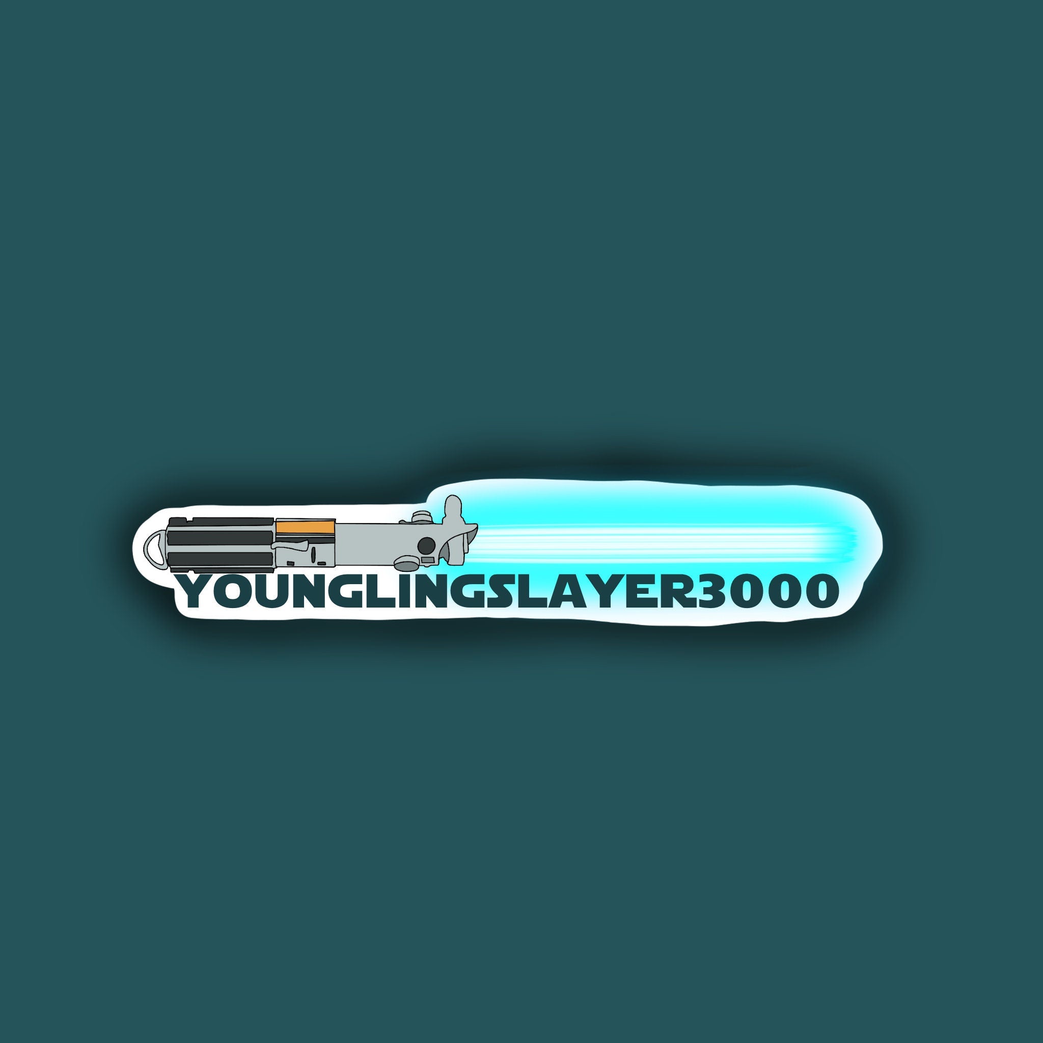YounglingSlayer3000 Sticker | Water Resistant | Matte