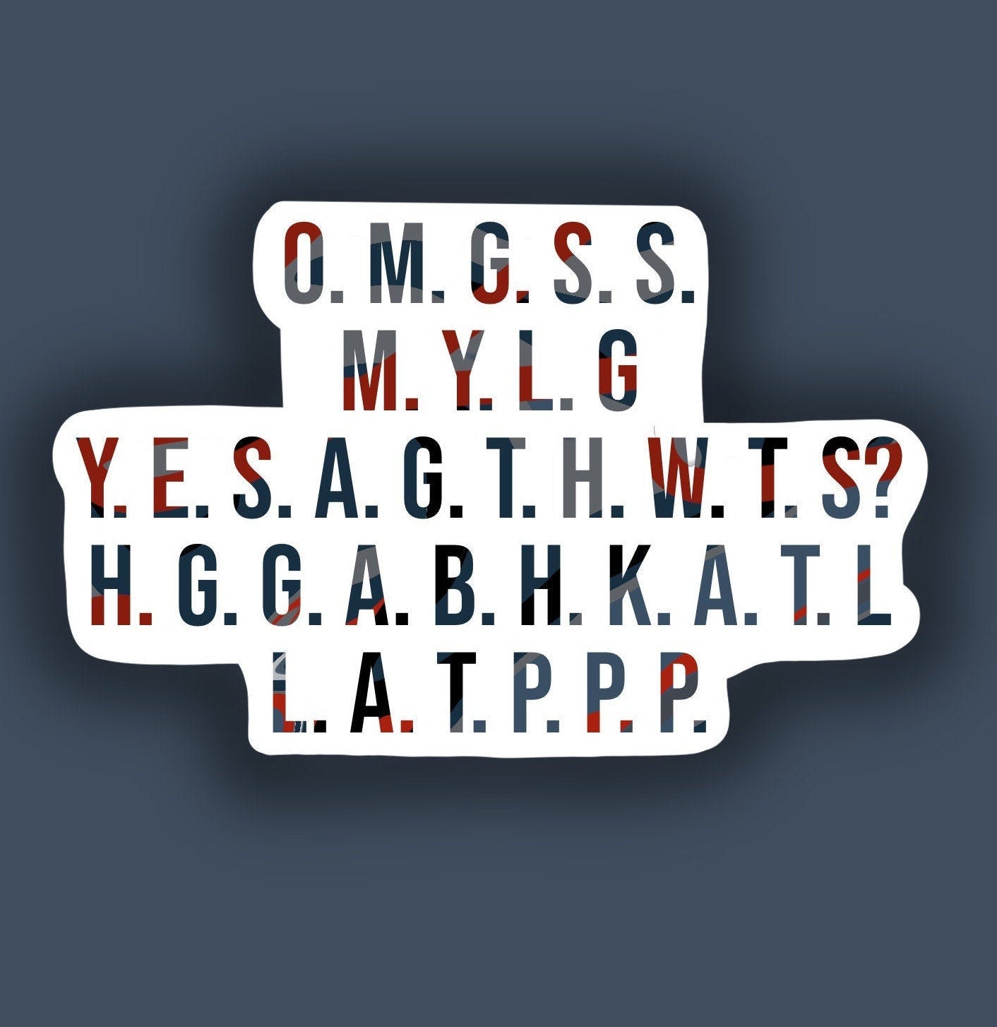 Anthony Mackie "Oh my God, Sebastian Stan" Sticker